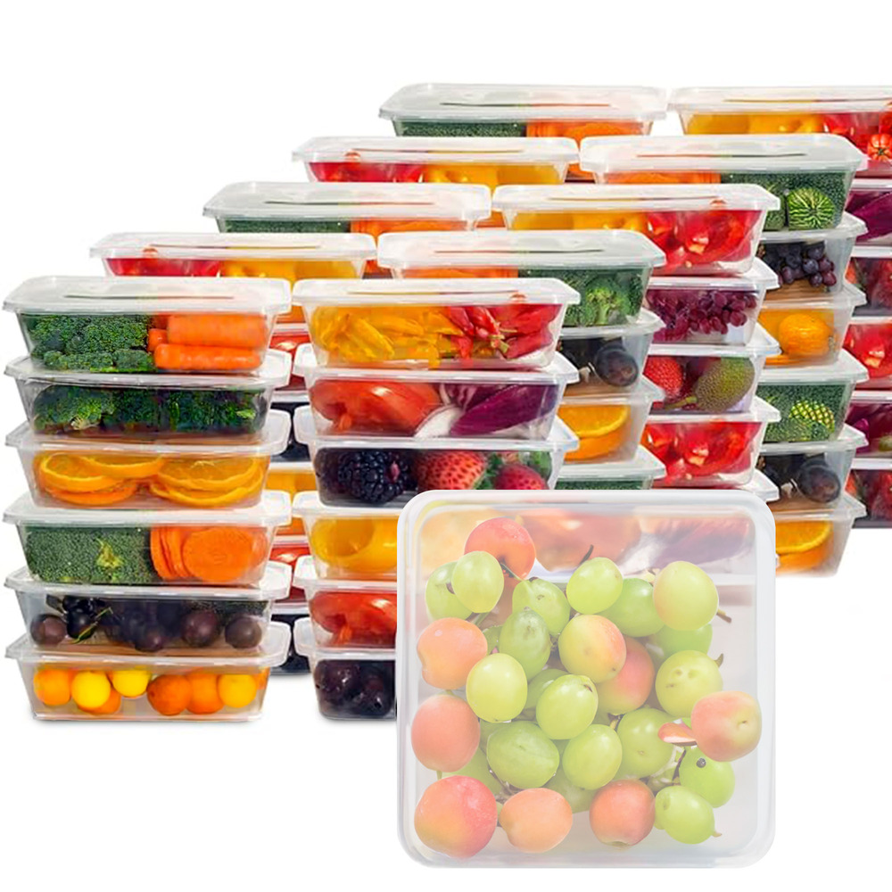 Transparent container 1500 ml Square